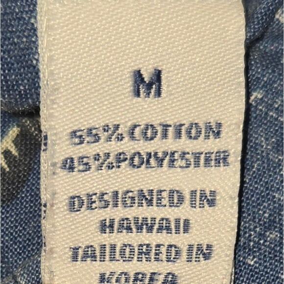 Reyn Spooner Men’s Hawaiian Shirt Size Medium - Picture 7 of 8